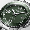 HydroConquest 41mm - Green on Bracelet