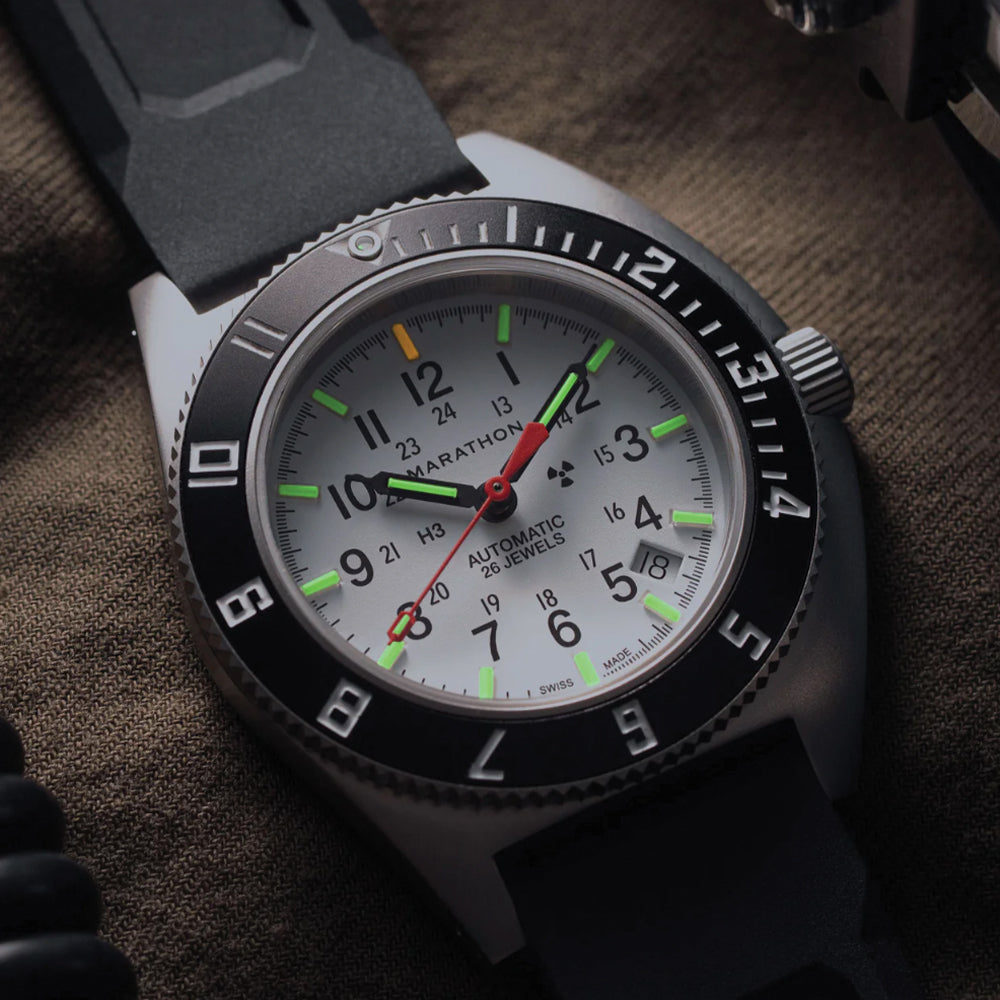 SSNAV-D Arctic Edition 41mm - Arctic on Rubber Strap