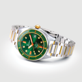 Matic S Two-Tone PVD Gold and Steel 39.5mm - Green on Bracelet