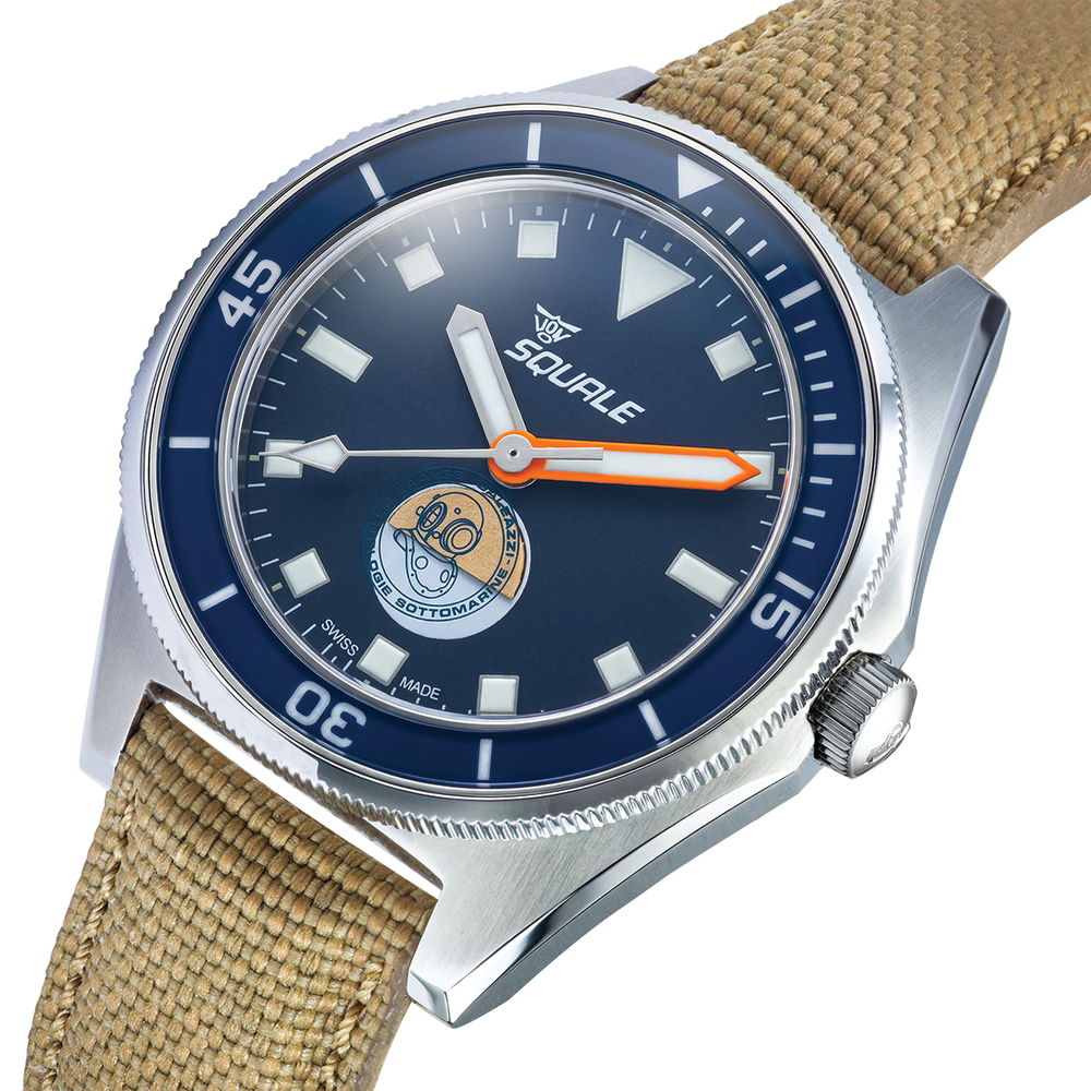 Galeazzi Artiglio Limited Edition 39.5mm - Blue on Fabric Strap