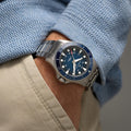Khaki Navy Scuba Auto 43mm - Blue on Bracelet