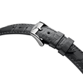Conquest Heritage Central Power Reserve 38mm - Light Blue Opaline on Leather Strap