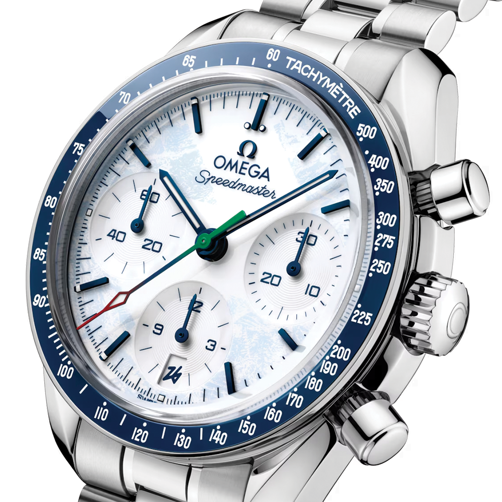 Speedmaster Milano Cortina 2026 Paralympic Winter Games 38mm - White on Bracelet