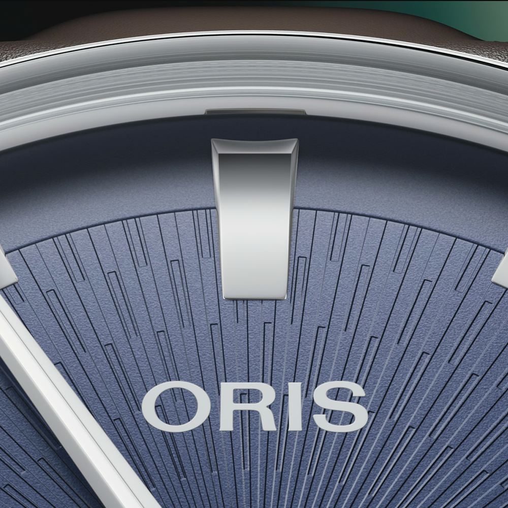Artelier Date 38mm - Blue on Leather Strap