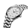 Master 29mm - Silver, Diamond-Set on Bracelet