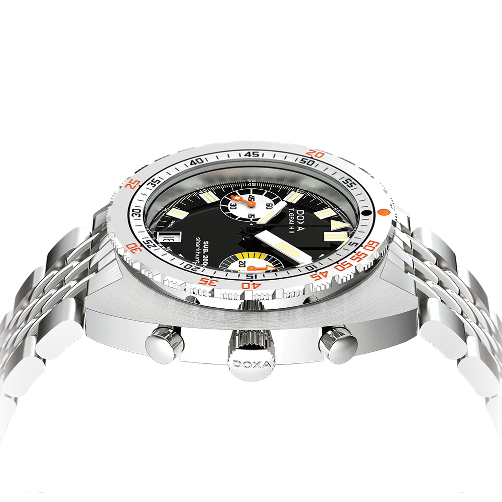 SUB 200 T.Graph II Sharkhunter 42mm - Black on Bracelet