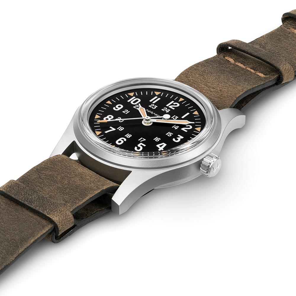 Khaki Field Mechanical America 250th Anniversary US Limited Edition 36mm - Black on Fabric Strap w/ Additional Leather Strap