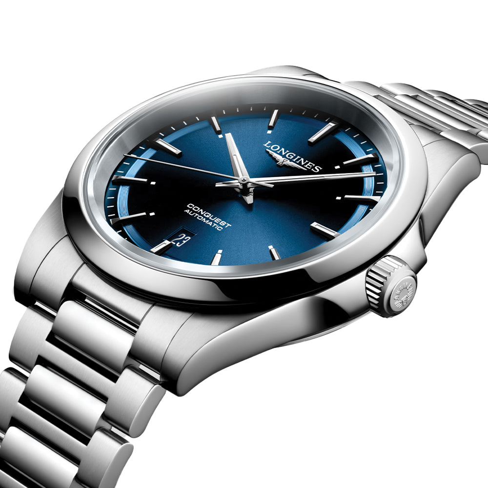 Conquest 41mm - Sunray Blue on Bracelet