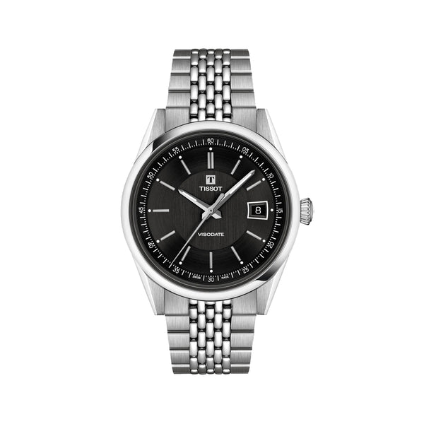 Visodate 39mm - Black on Bracelet | Teddy Baldassarre