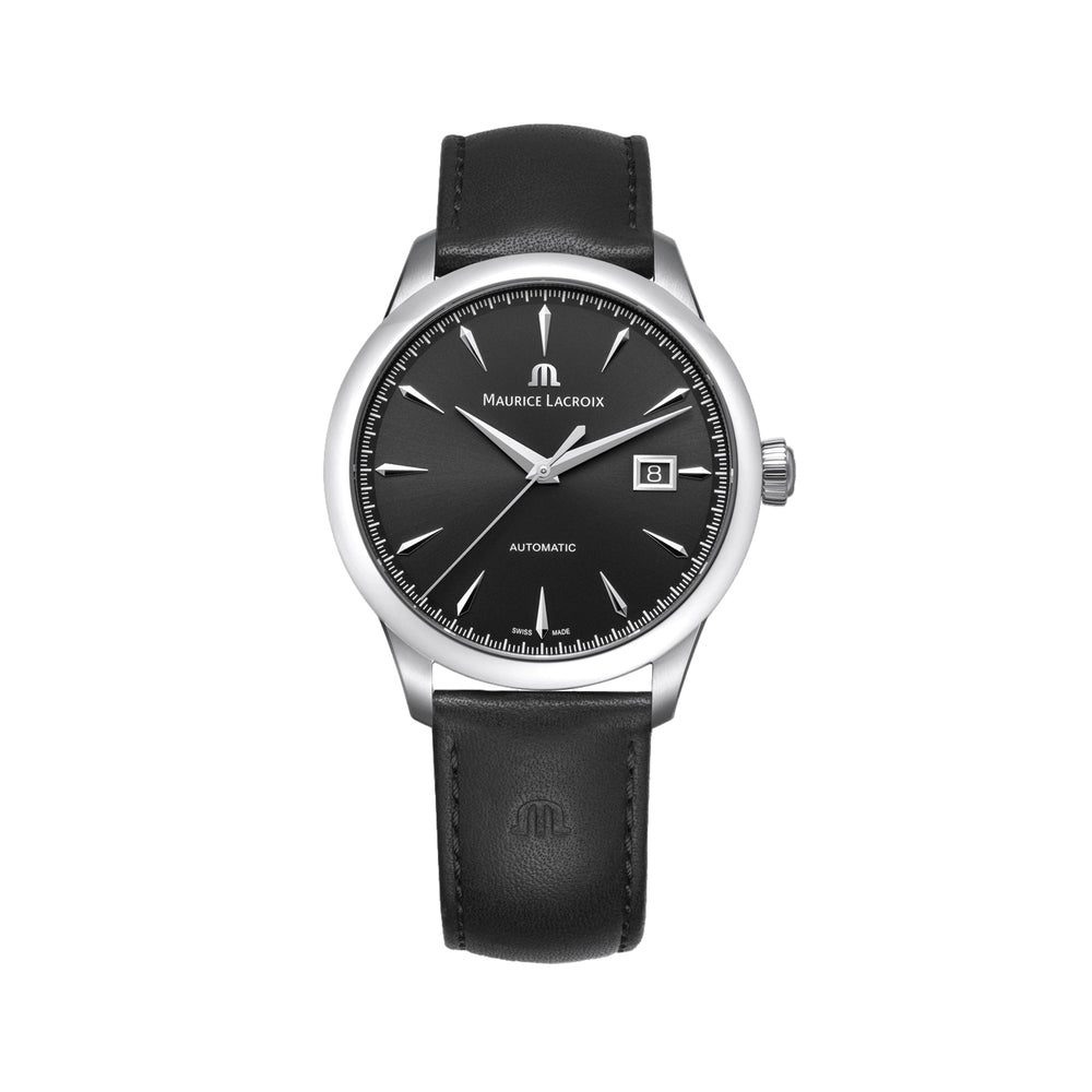 1975 Automatic 40mm - Black on Leather Strap