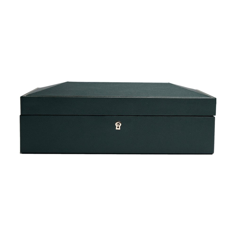 British Racing 10 Piece Watch Box - Green