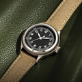 A-11 Jimmy 37mm - Black on Fabric Strap