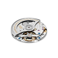 Exposed movement of Ahoi Neomatik Sand with sapphire back and visible gears