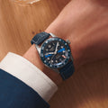 Spirit Zulu Time 39mm - Blue on Leather Strap