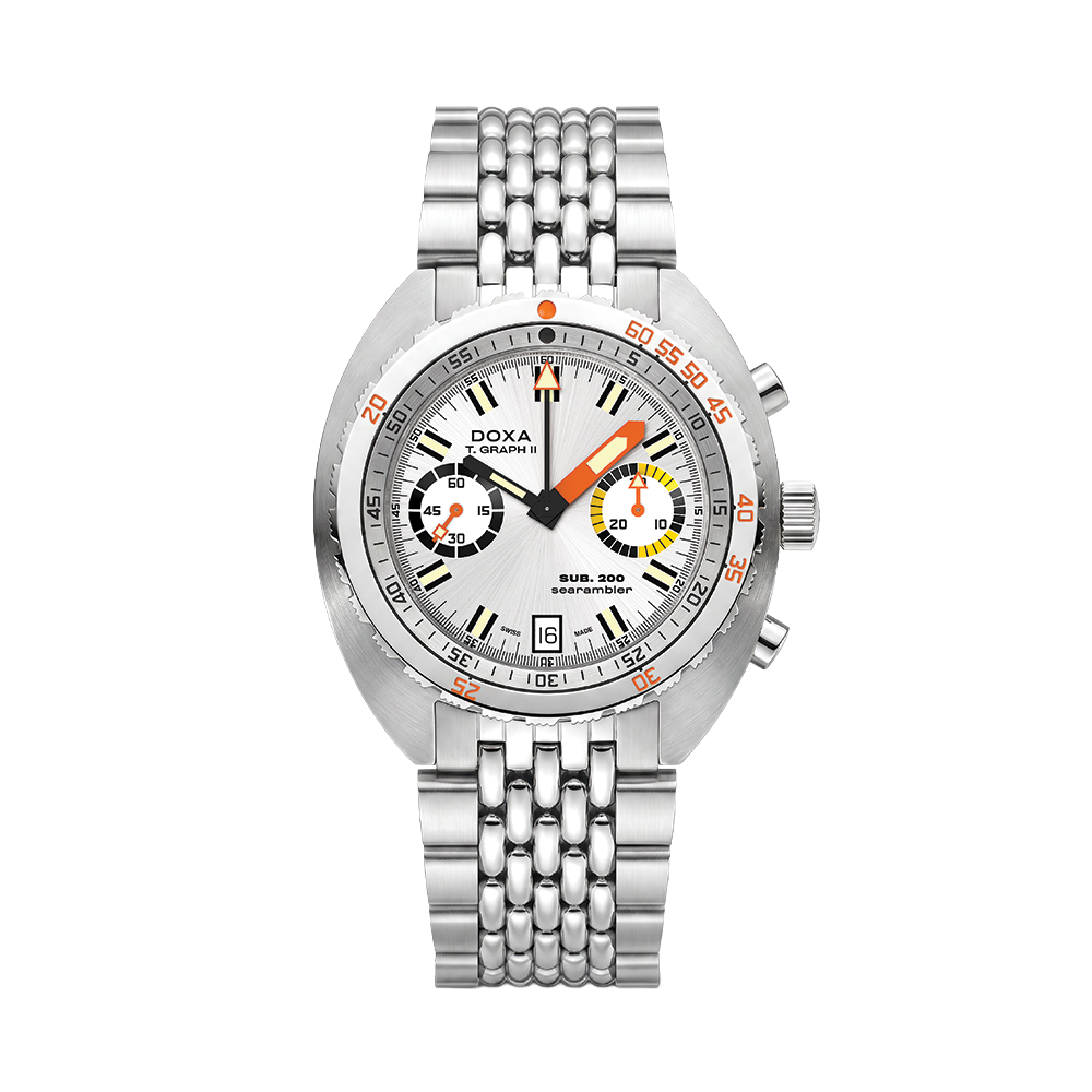 SUB 200 T.Graph II Searambler 42mm - Silver on Bracelet - Teddy