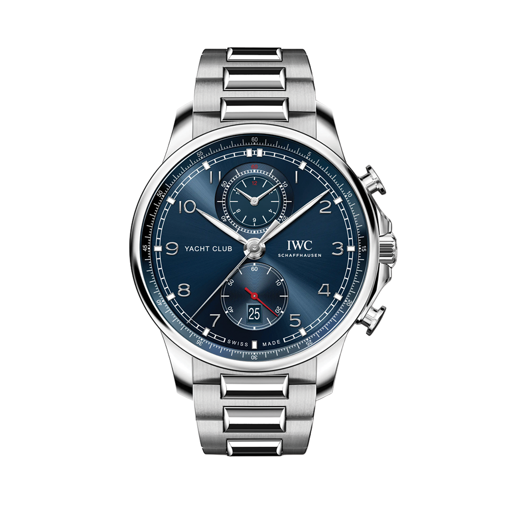 Portugieser Yacht Club Chronograph 44.6mm - Blue on Bracelet