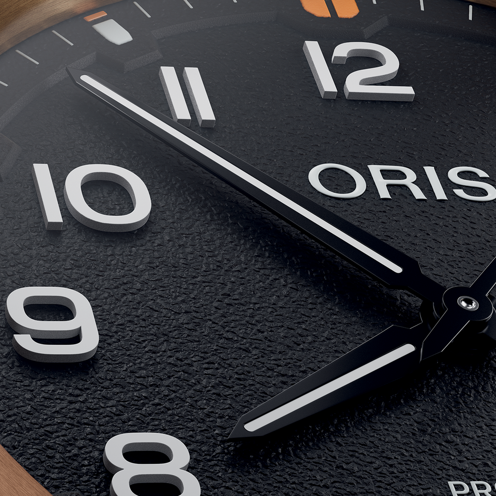 ProPilot Date Bronze 41mm - Black on Leather Strap
