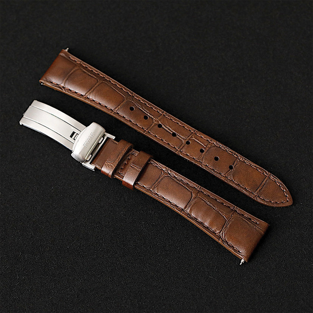 ROYAL SMITH Panda x Grainy Finish 35mm - Ivory on Flat-Link Bracelet
