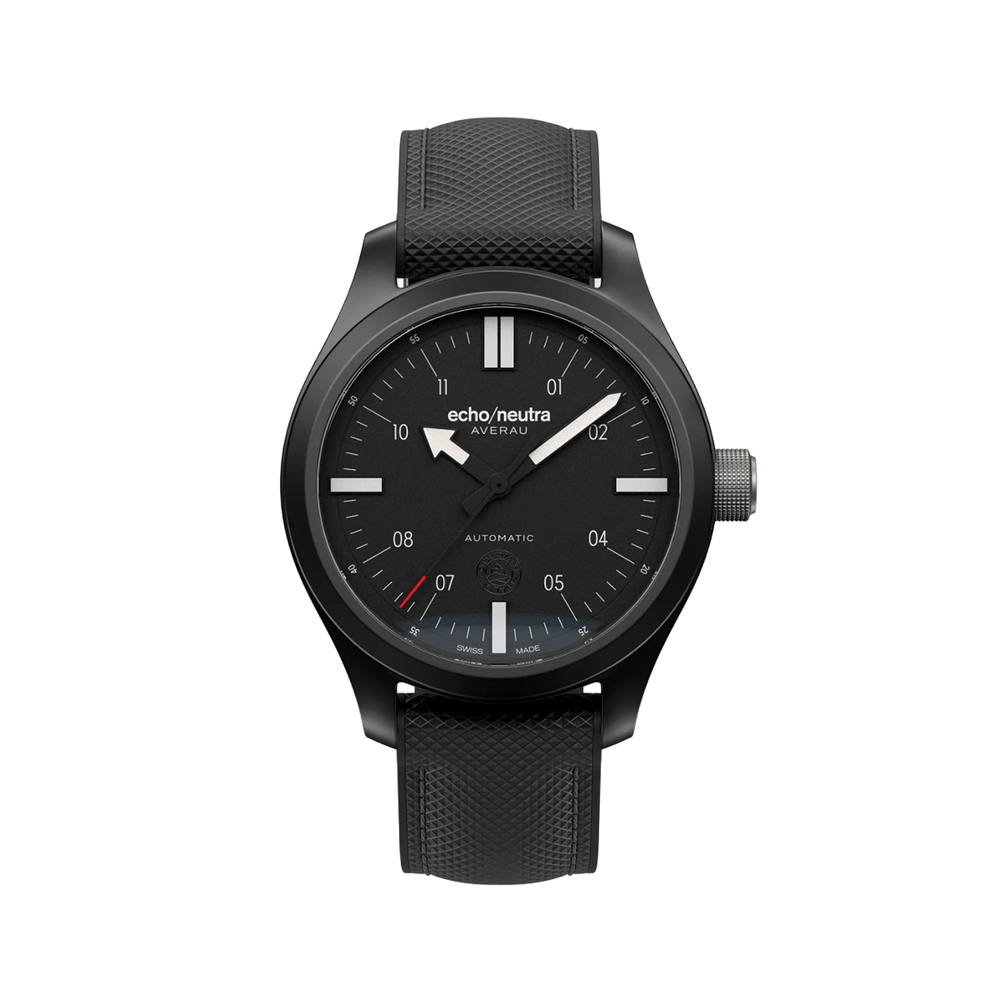 Averau Ceramic 3 Hand 42mm - Black on Fabric Strap
