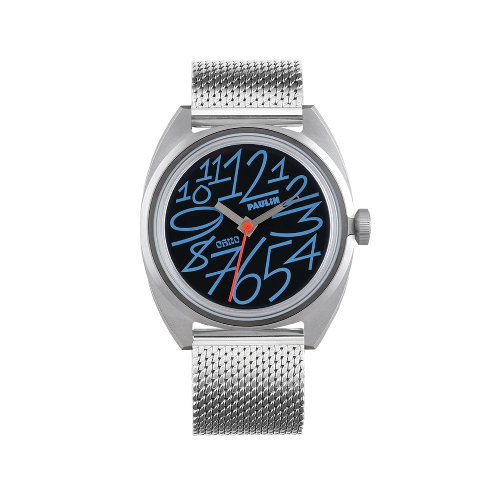 Oh No Quartz Blue 35mm - Navy Blue on Bracelet