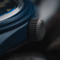 Sector II Field Titanium Dusk 38mm - Blue on Rubber Strap