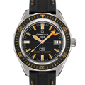 DS Super PH2000M 43mm - Black on Bracelet w/ Additional Rubber Strap
