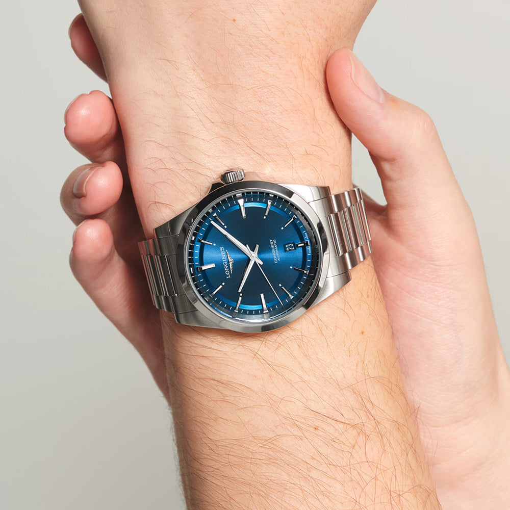 Conquest 41mm - Sunray Blue on Bracelet
