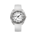SUB 300 Ti5 42.5mm - Full Lume White on Rubber Strap