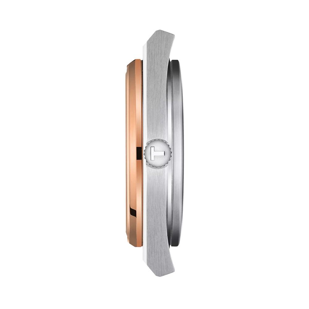 PRX Automatic Powermatic 80 Rose Gold 40mm - Silver on Bracelet