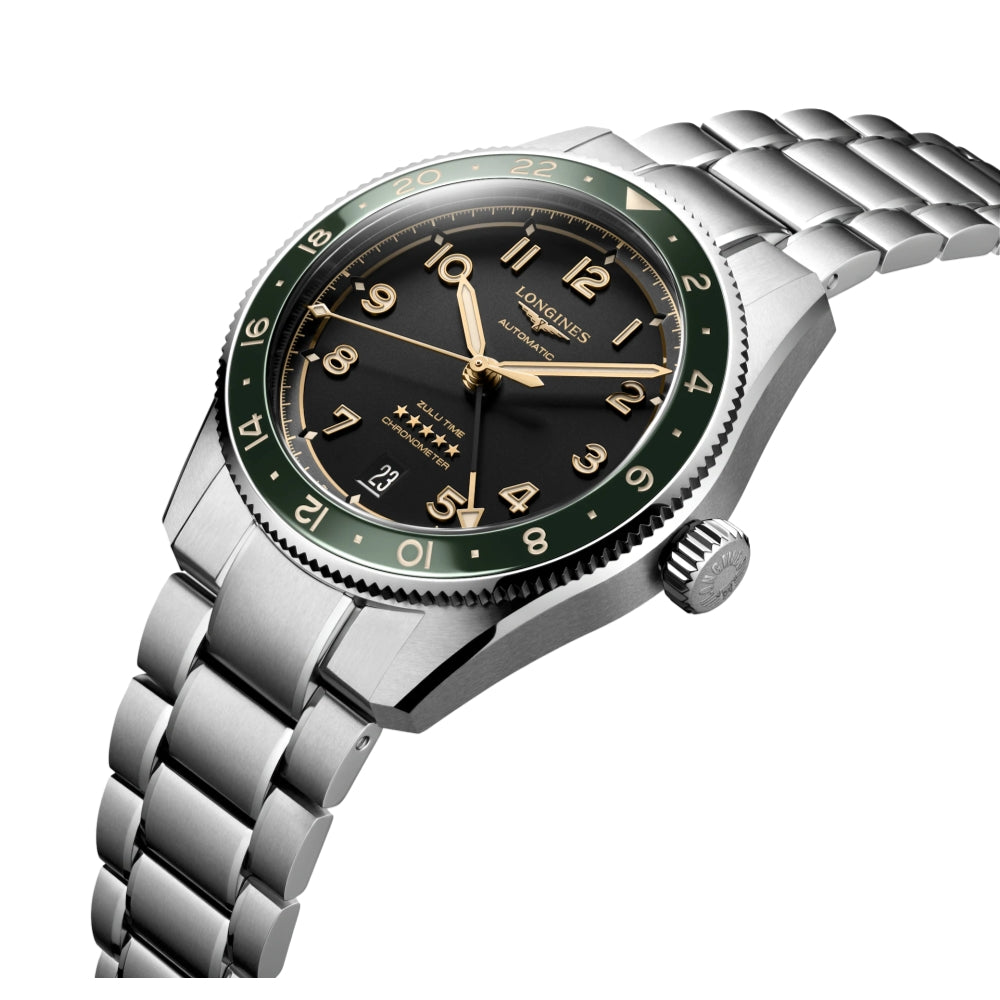 Spirit Zulu Time Green Dial, 39mm