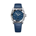 Concept One Solar 39mm - Blue on Rubber Strap