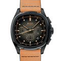 Multifort TV Chronograph Special Edition Black PVD 42mm - Grey on Bracelet w/ Extra Leather Strap