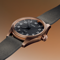 ProPilot Date Bronze 41mm - Black on Leather Strap