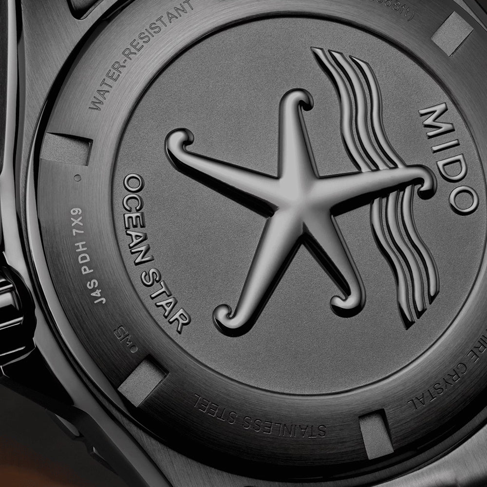 Ocean Star 600 Chronometer DLC - Black on Bracelet w/ Additional Rubber Strap