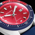 Snorkel Sail 4th Special Edition 41mm - Red on Rubber Strap