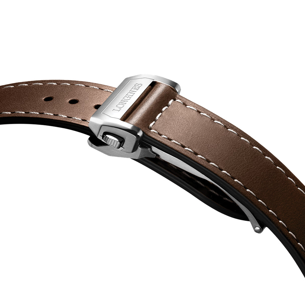 Spirit Zulu Time 42mm - Black on Leather Strap