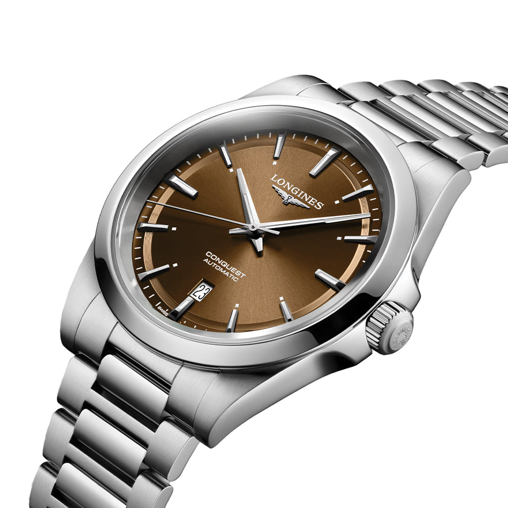 Conquest 41mm - Sunray Brown on Bracelet