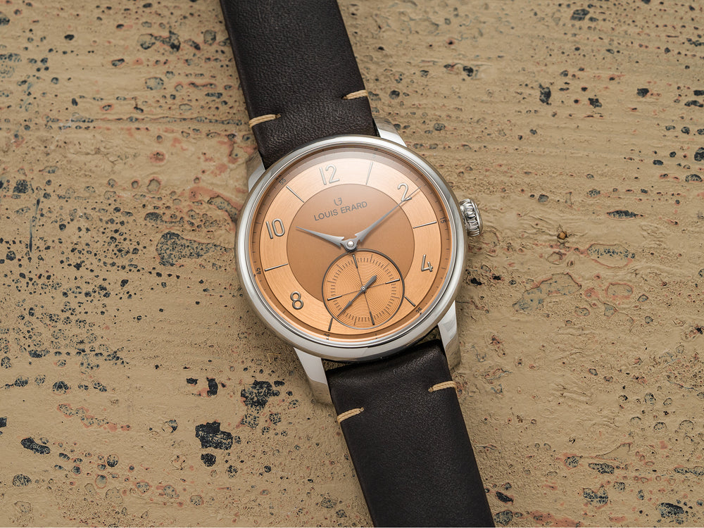 The Louis Erard Excellence Petite Seconde Terracotta Watch - Gessato