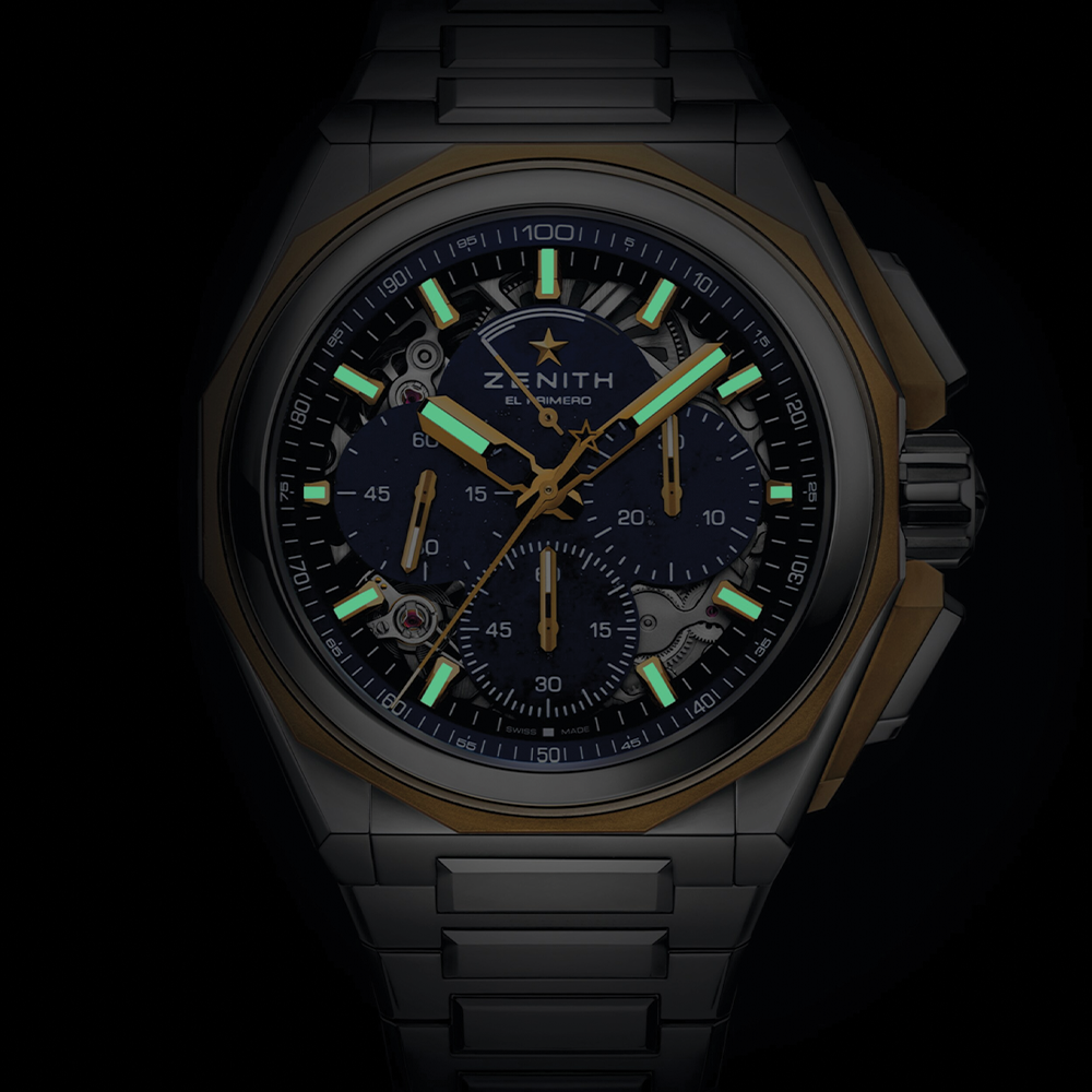 DEFY Extreme Lapis Lazuli Chronograph 45mm - Blue w/ Yellow Gold DEFY Extreme Lapis Lazuli Chronograph 45mm - Blue w/ Yellow Gold