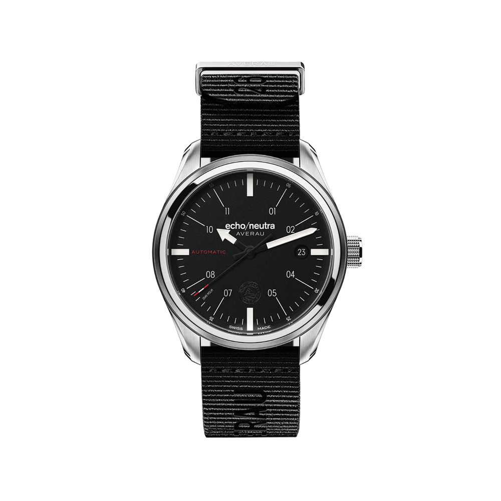 Averau 3 Hand 39mm - Black on Fabric Strap