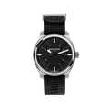 Averau 3 Hand 39mm - Black on Fabric Strap