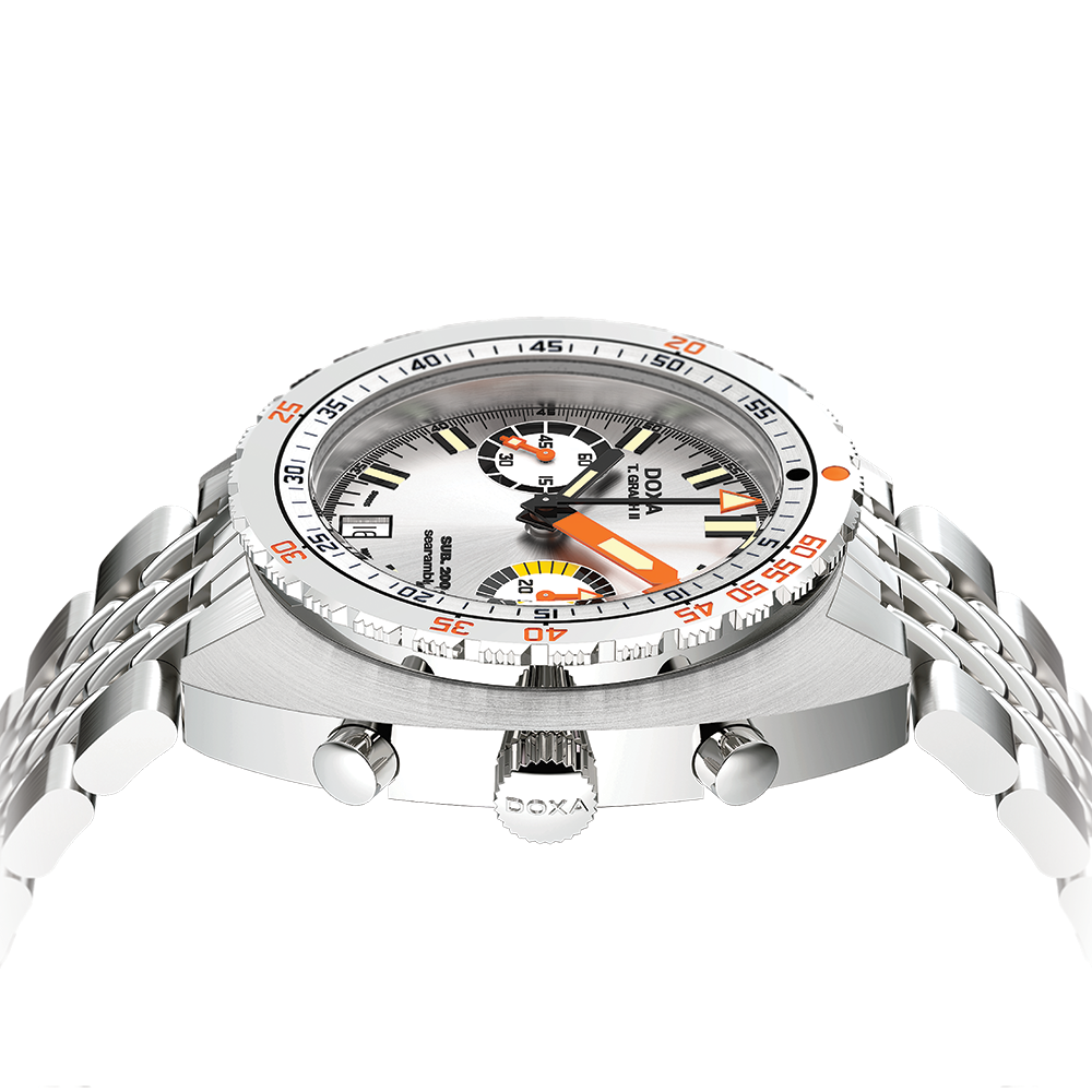 SUB 200 T.Graph II Searambler 42mm - Silver on Bracelet