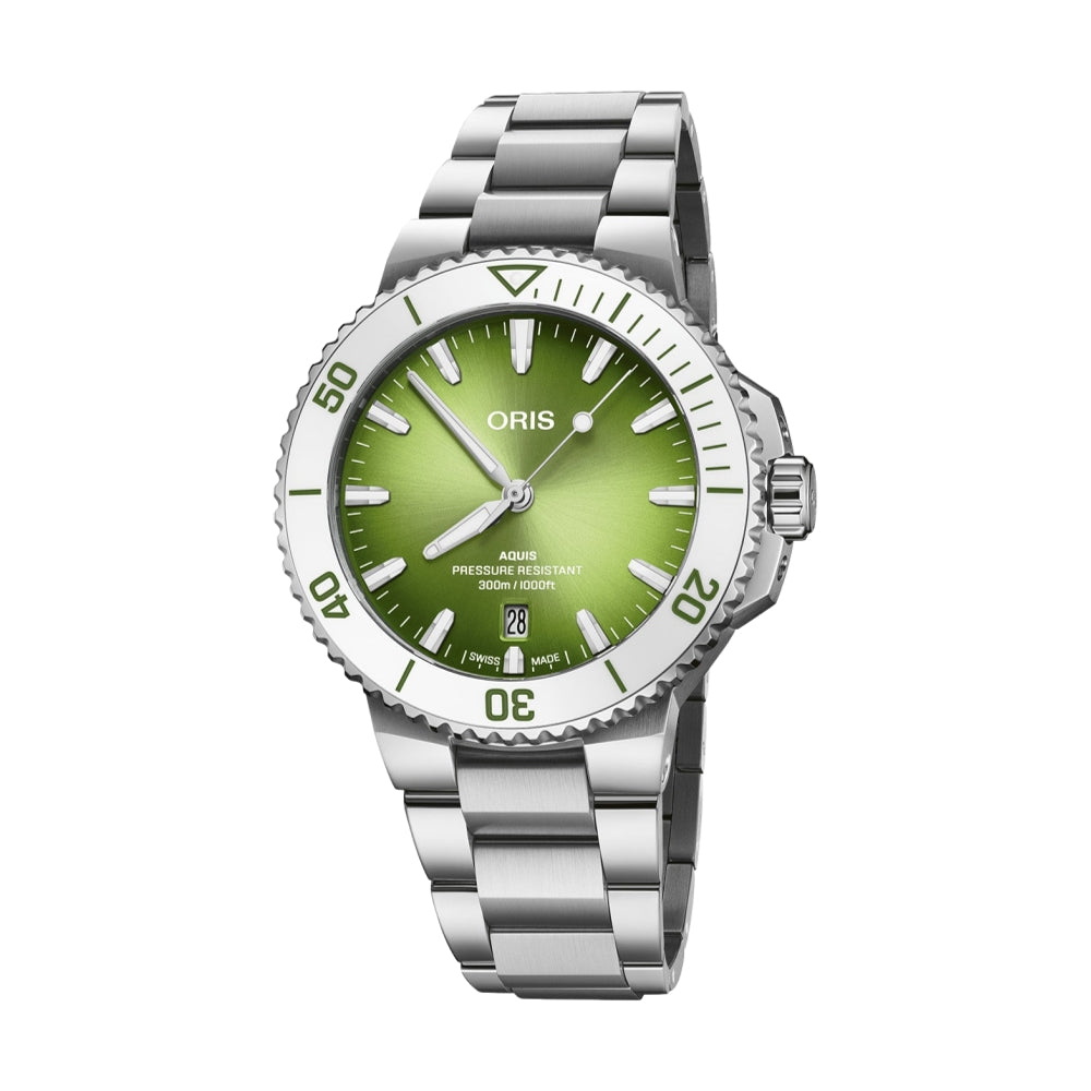 Aquis Date Taste of Summer Green Dial, 41.5mm