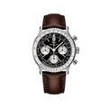 Navitimer B09 Chronograph 41mm - Black on Leather Strap