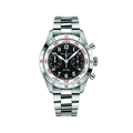 Flying Officer Chronograph 40mm - Black on Bracelet