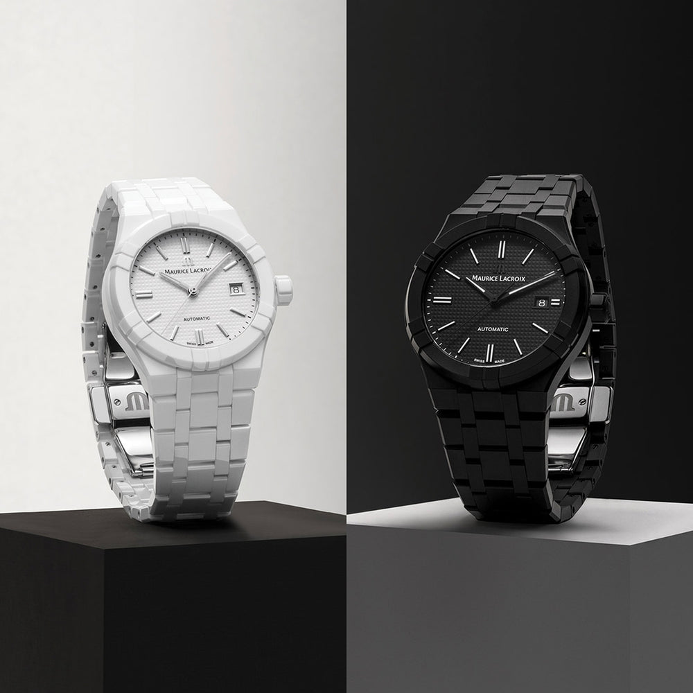 Aikon Automatic Ceramic 39mm - White on Bracelet