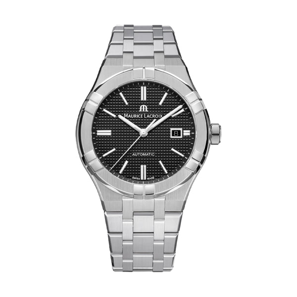 AIKON Automatic Date 42mm - Black | Teddy Baldassarre