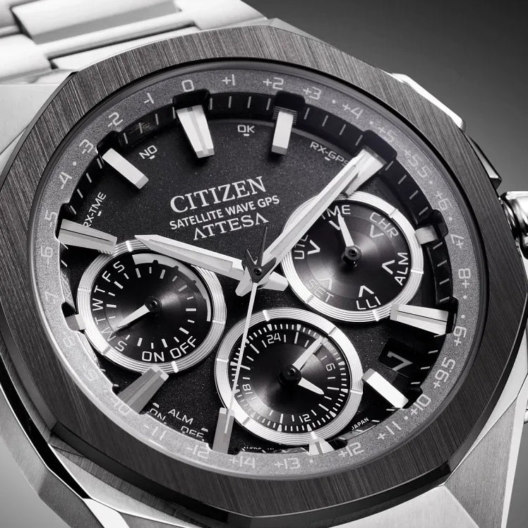 ATTESA Super Titanium™ Satellite Timekeeping 43.2mm - Grey on Bracelet