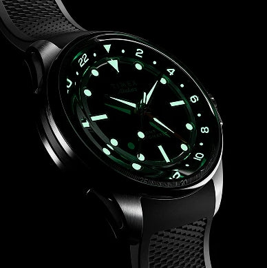 Atelier GMT24 M1a 40mm - Black on Rubber Strap
