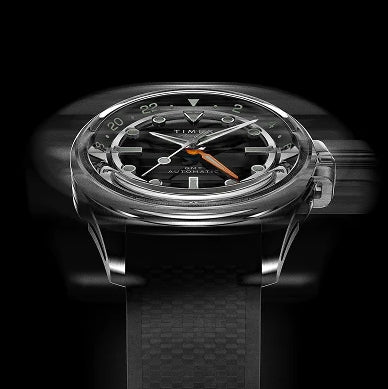Atelier GMT24 M1a 40mm - Black on Rubber Strap